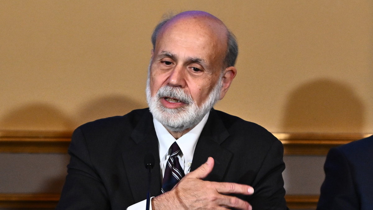Centralbankslegenden Ben Bernanke tog 2022 emot Riksbankens ekonomipris till minnet av Alfred Nobel. Arkivbild.