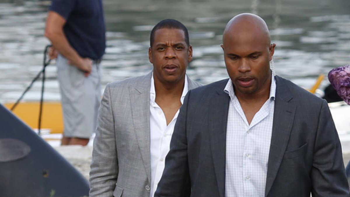 Här ser vi Jay-Z och Julius de Boer i Monte Carlo förra sommaren. 