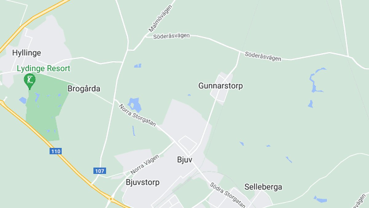 Google maps, Bjuv