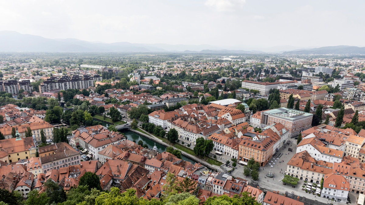 Två personer som har gripits i Sloveniens huvudstad Ljubljana misstänks vara ryska spioner. Arkivbild.