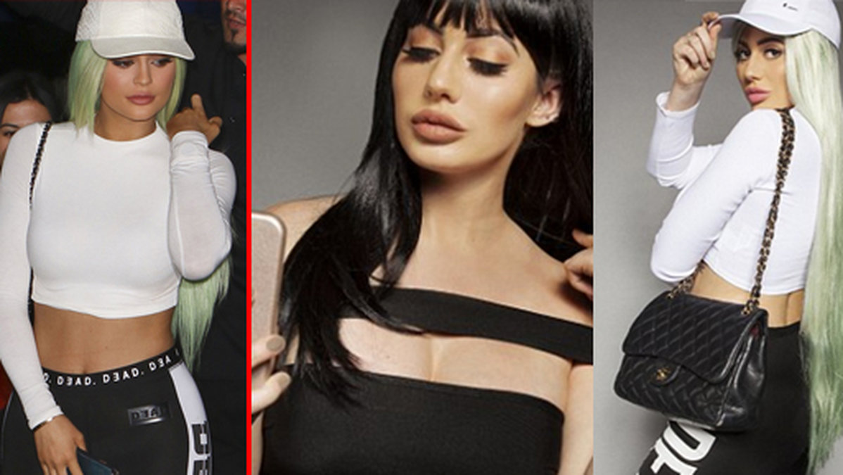 Kylie Jenner till vänster – och Chloe Ferry till höger.