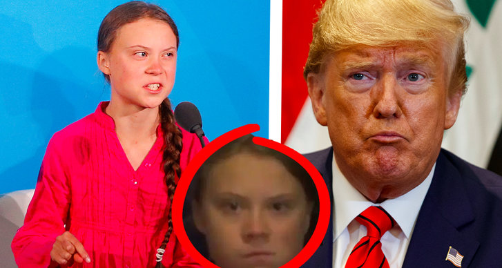 Greta Thunberg, Skavlan, Donald Trump