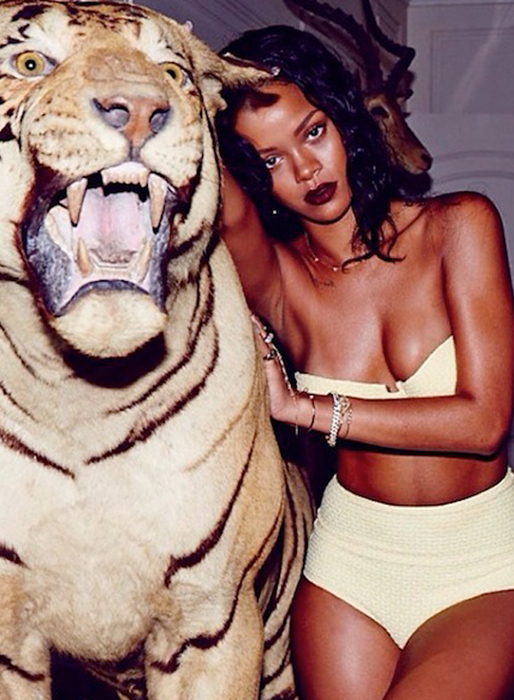 Det är klös i Rihanna. Det är klös i Rihanna.