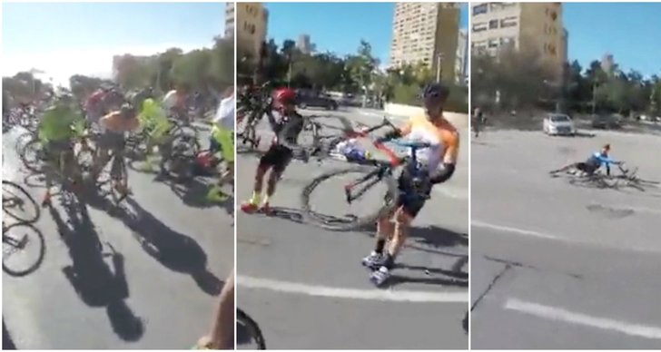 Spanien, Motvind, Cyklister