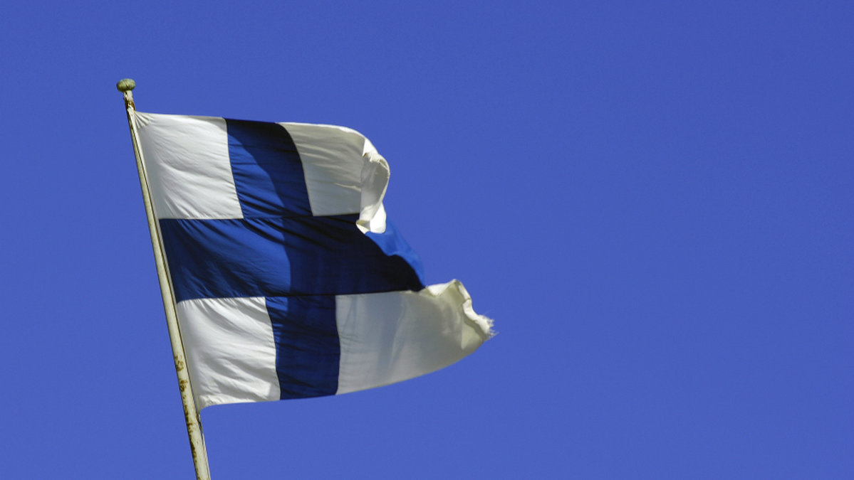 Den riktiga finska flaggan.