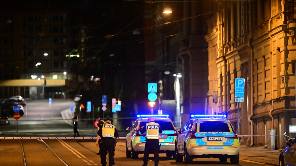 En explosion har inträffat i ett trapphus i ett flerfamiljshus i Vasastaden i centrala Göteborg.