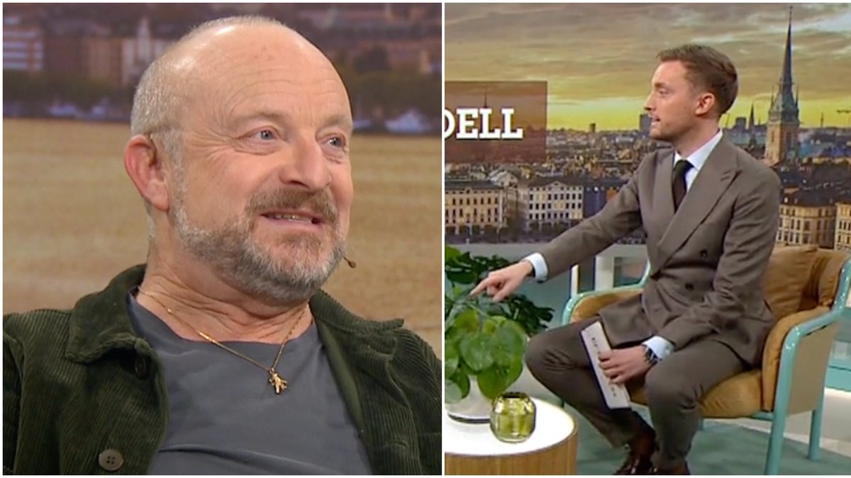 Axel Pileby undrade var Jonas Gardell gjort av sina skor i tisdagens Efter fem i TV4.