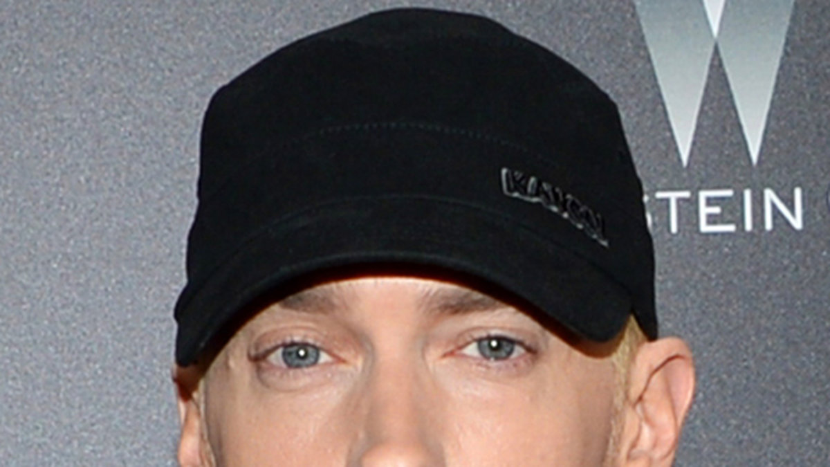 Rapparen Eminem är 46 år gammal...