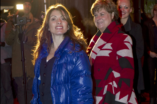 Alexandra Pascalidou och Annika Hagström Alexandra Pascalidou och Annika Hagström