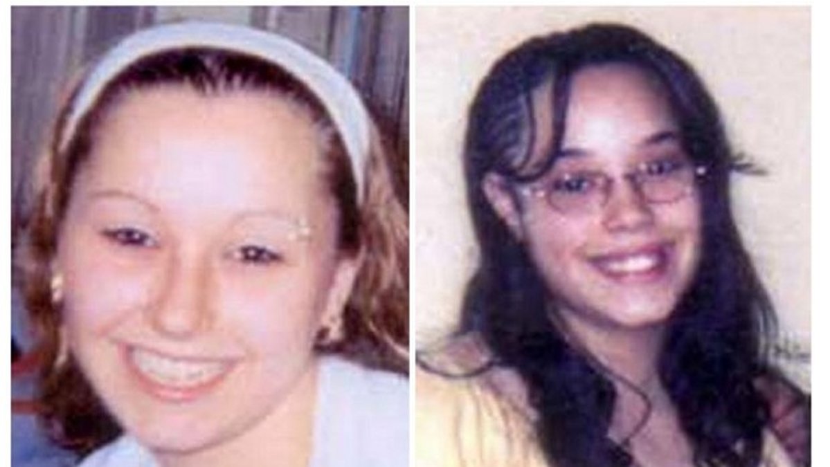 Andra bilder från när de försvann. Michelle Knights fall uppmärksammades mindre och lite information kom fram - därför finns inga bilder på henne än.