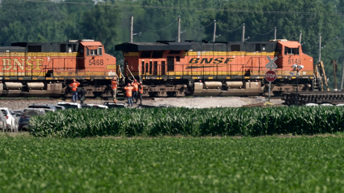 Ett lagförslag väntas stoppa planerade strejker bland godstågsarbetare i USA. Arkivbild.