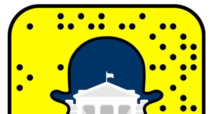 Snapchat, Vita huset, Barack Obama