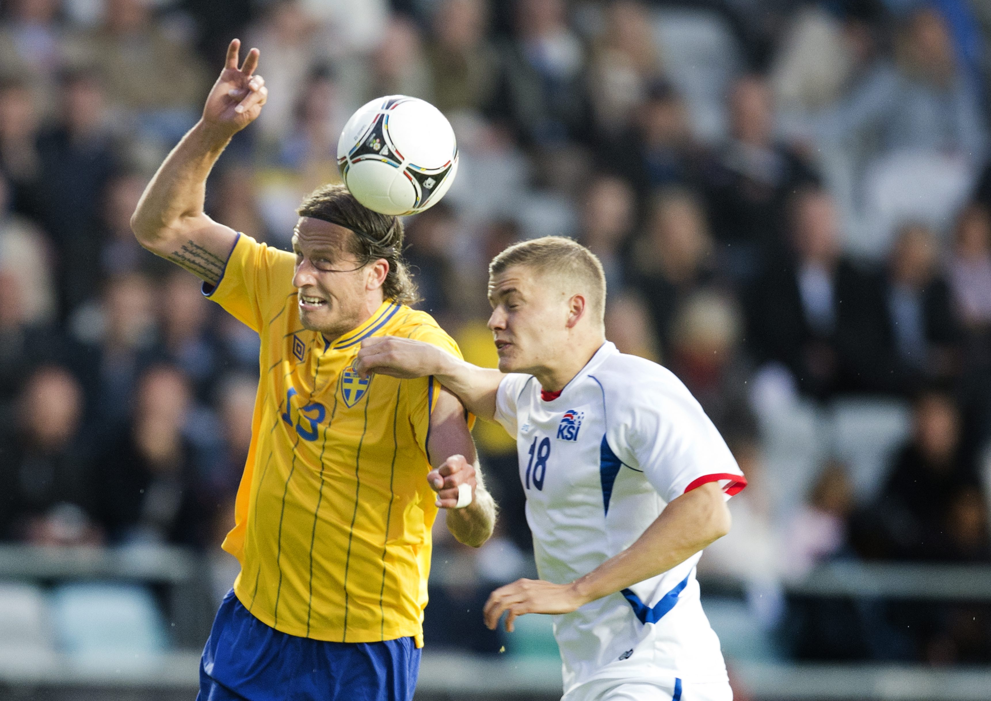 Jonas Olsson spelade i stort sett hela matchen mot Island senast.