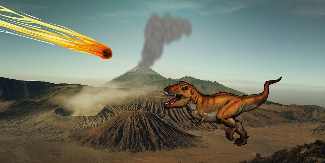 Dinosaurier, Vulkan, Växthuseffekten, Asteroid, Vetenskap