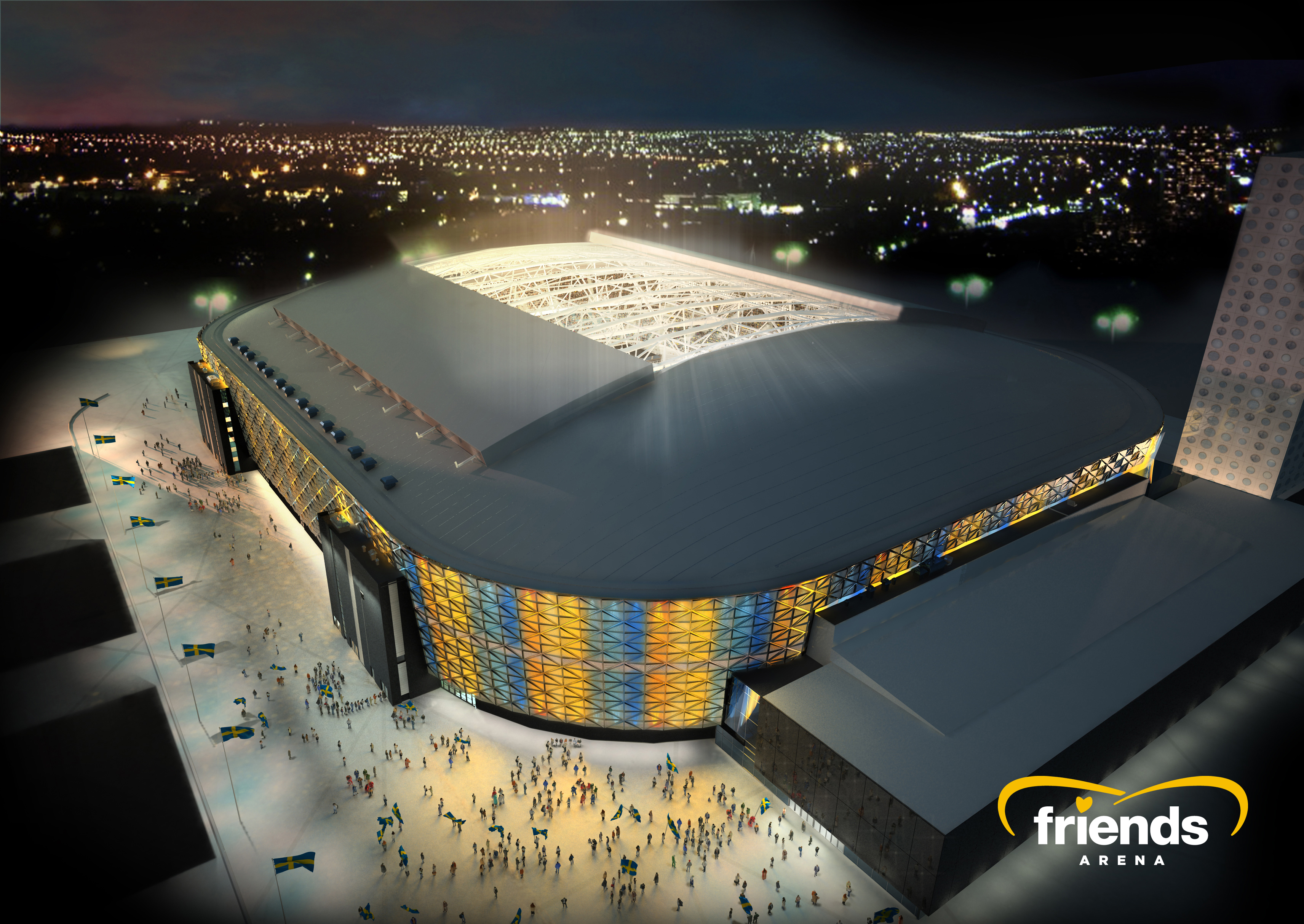 Friends Arena invigs den 27 oktober.