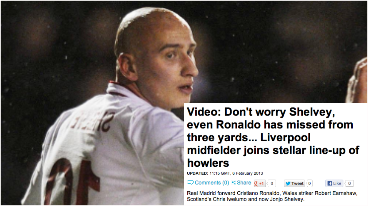Daily Mail, Jonjo Shelvey, Fotboll