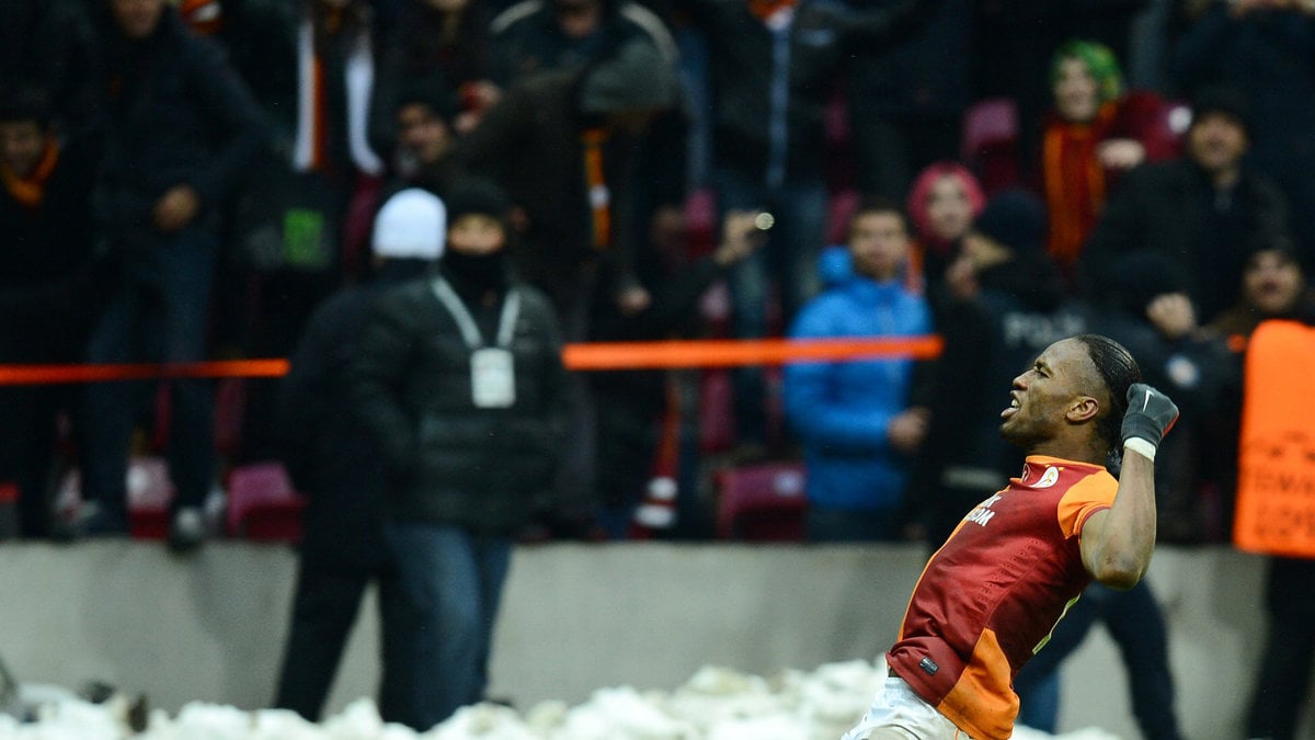 I Galatasaray spelar förre Chelsea-spelaren Didier Drogba.