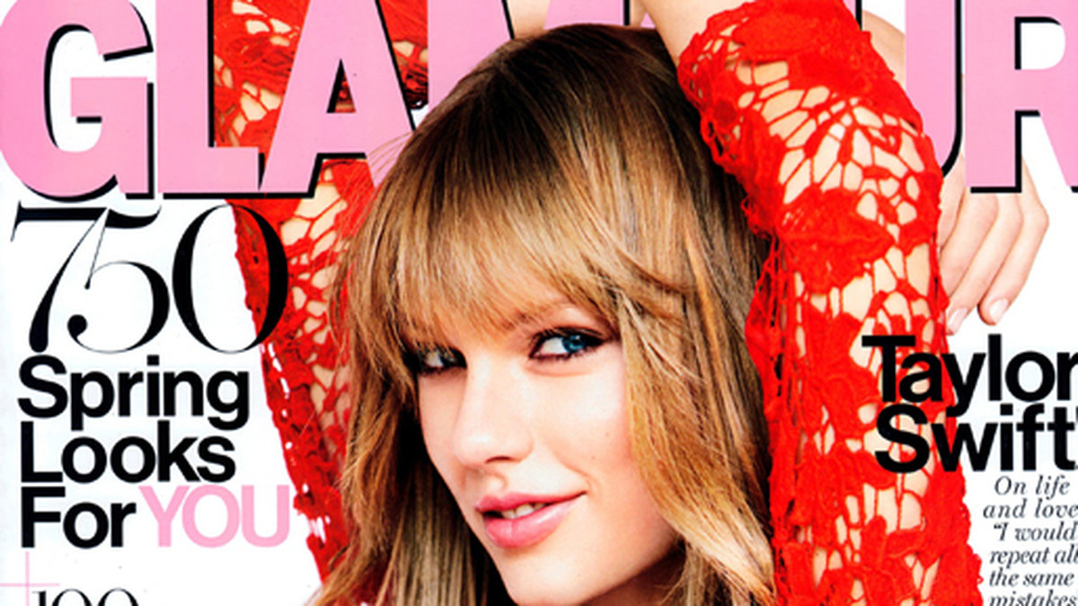 Taylor Swift på omslaget till Glamour. 
