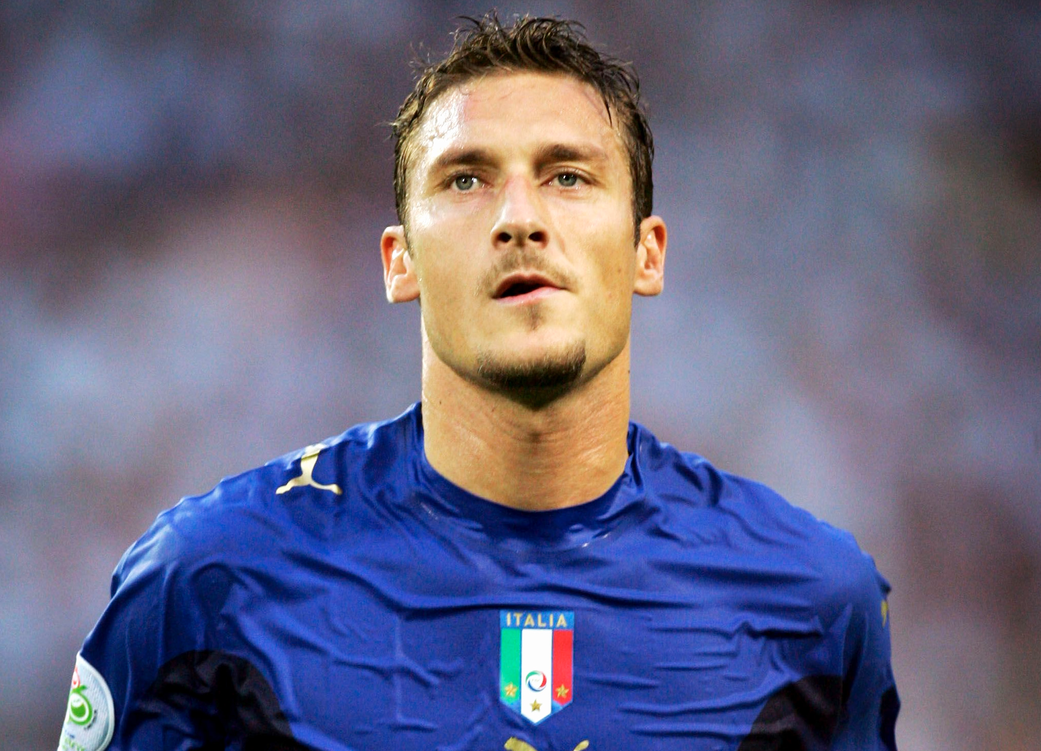 Bologna, Italien, Francesco Totti, John Arne Riise, Juan, Fotboll, serie a, Roma, Inter