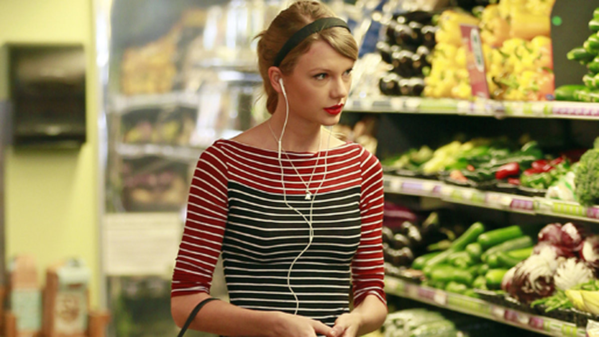 Taylor Swift handlar mat. 