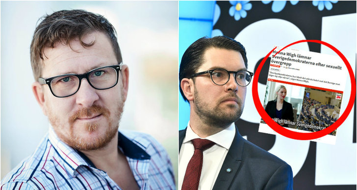 Jörgen Astonson, Hanna Wigh, Sexuella övergrepp, Sverigedemokraterna, Debatt