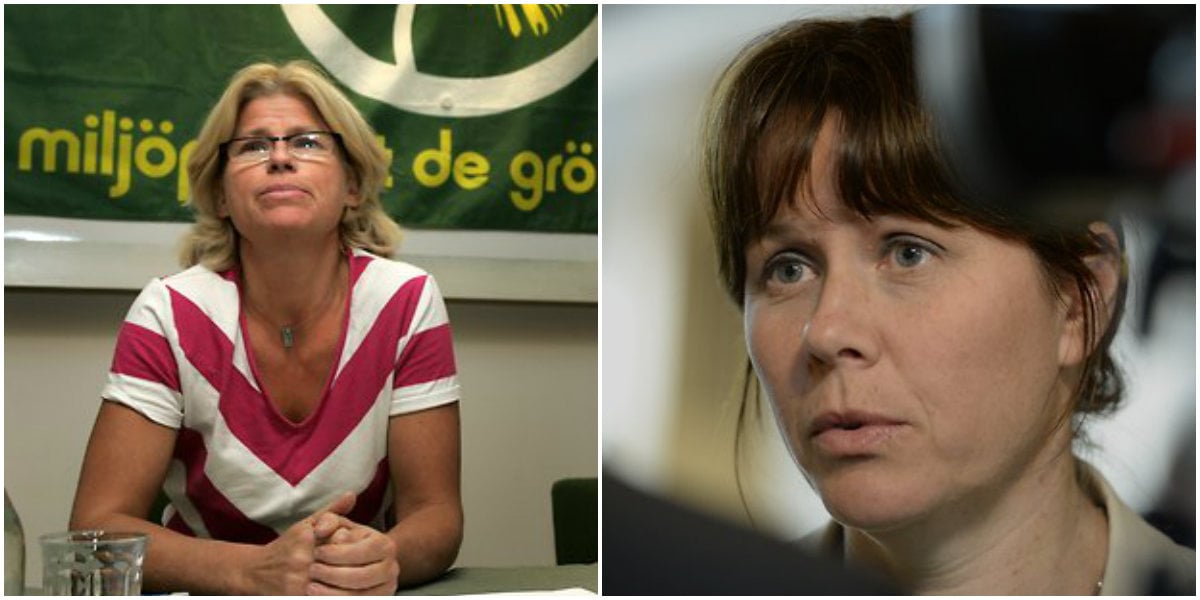Karin Svensson Smith (MP) är kritisk till Åsa Romson (MP). 