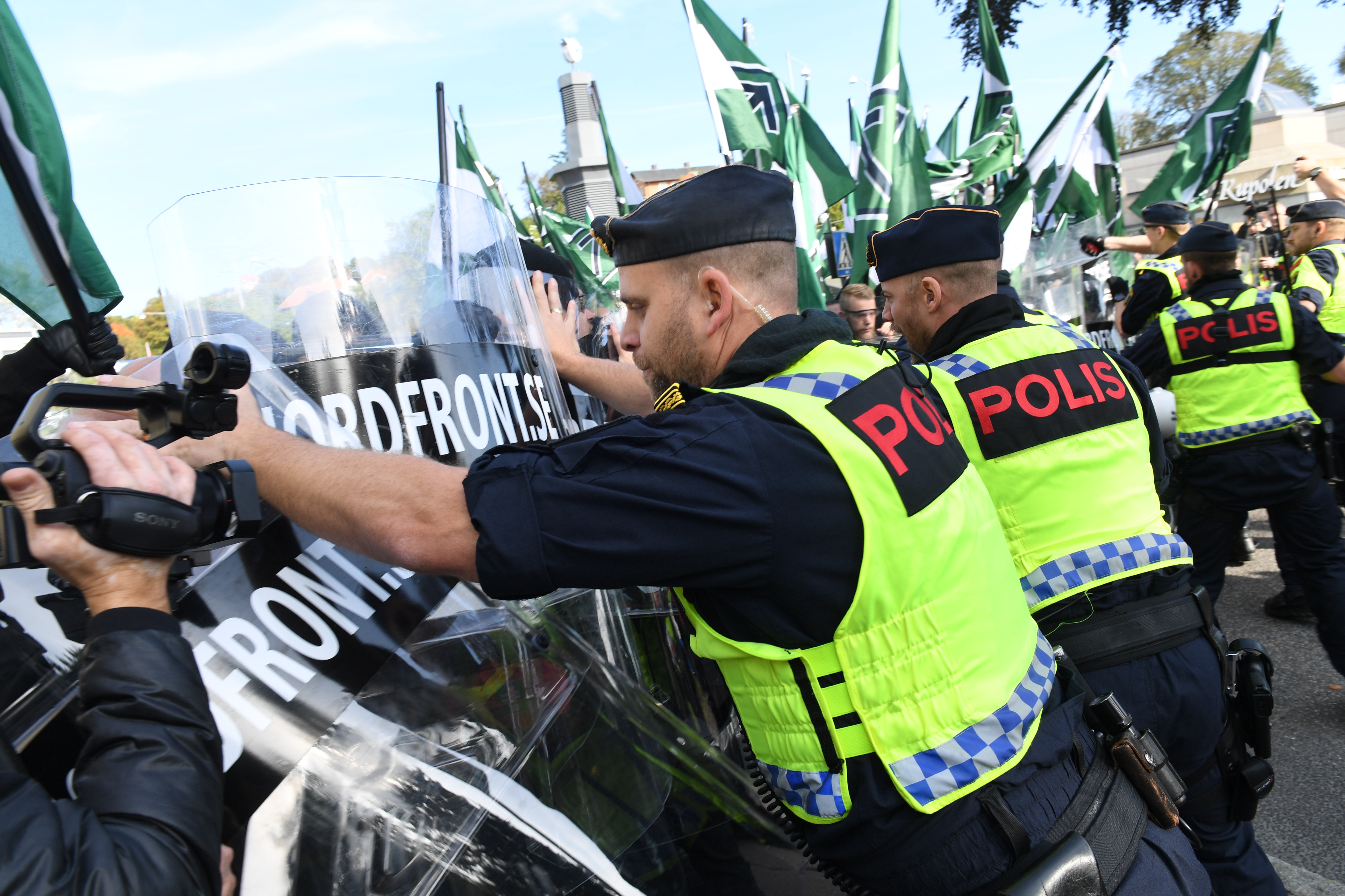 Demonstrationen i Göteborg. Demonstrationen i Göteborg.