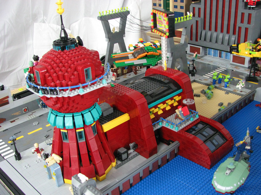The Planet Express från Futurama. The Planet Express från Futurama.