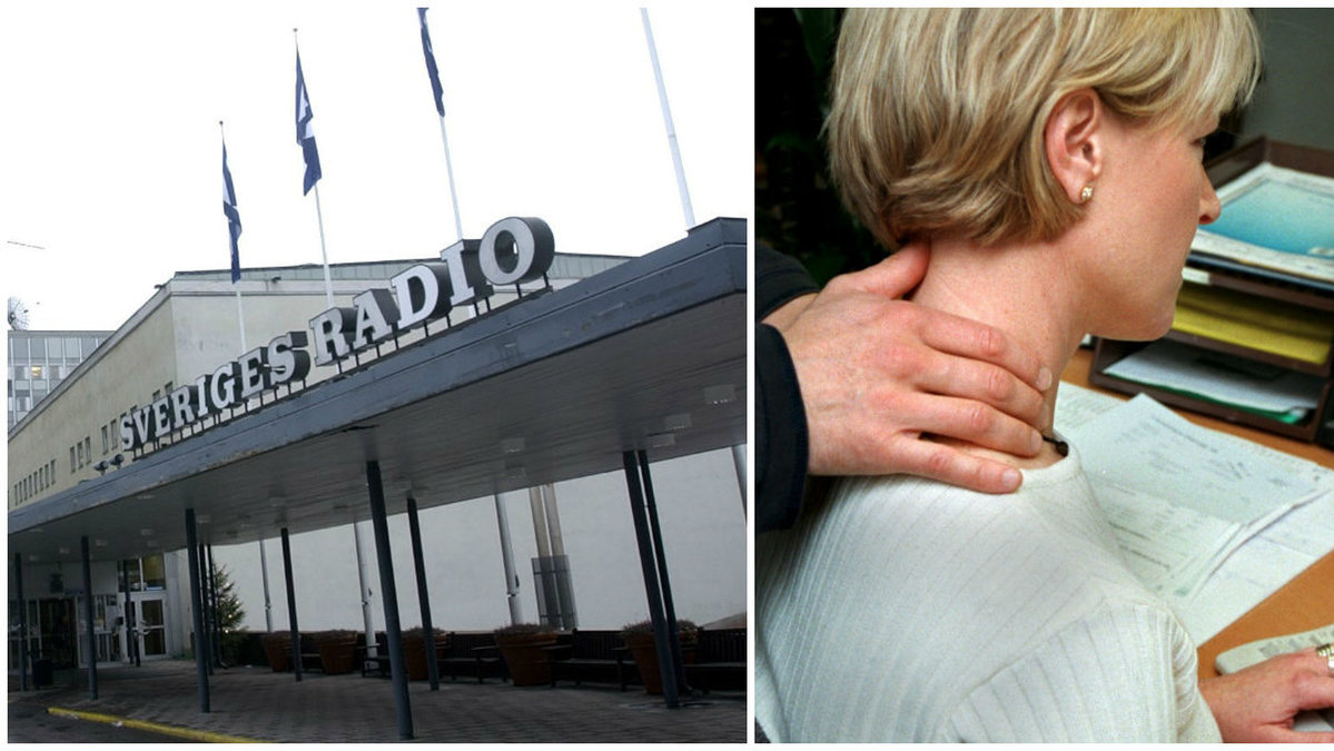 En kvinnlig programledare på SR har blivit portad från Sveriges radios lokaler. 