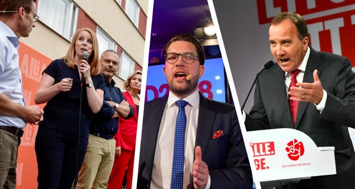Moderaterna, Riksdagsvalet 2018, Sverigedemokraterna, Socialdemokraterna