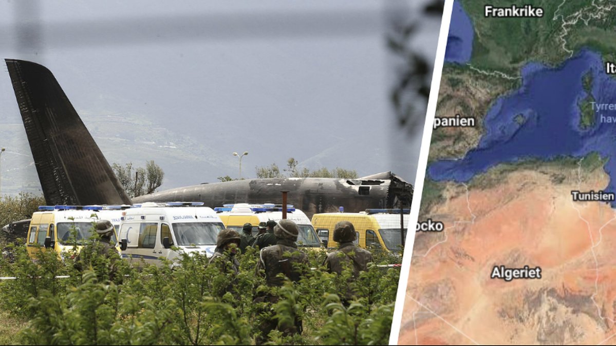 ​Under onsdagsförmiddagen kraschade ett algeriskt militärt flygplan 