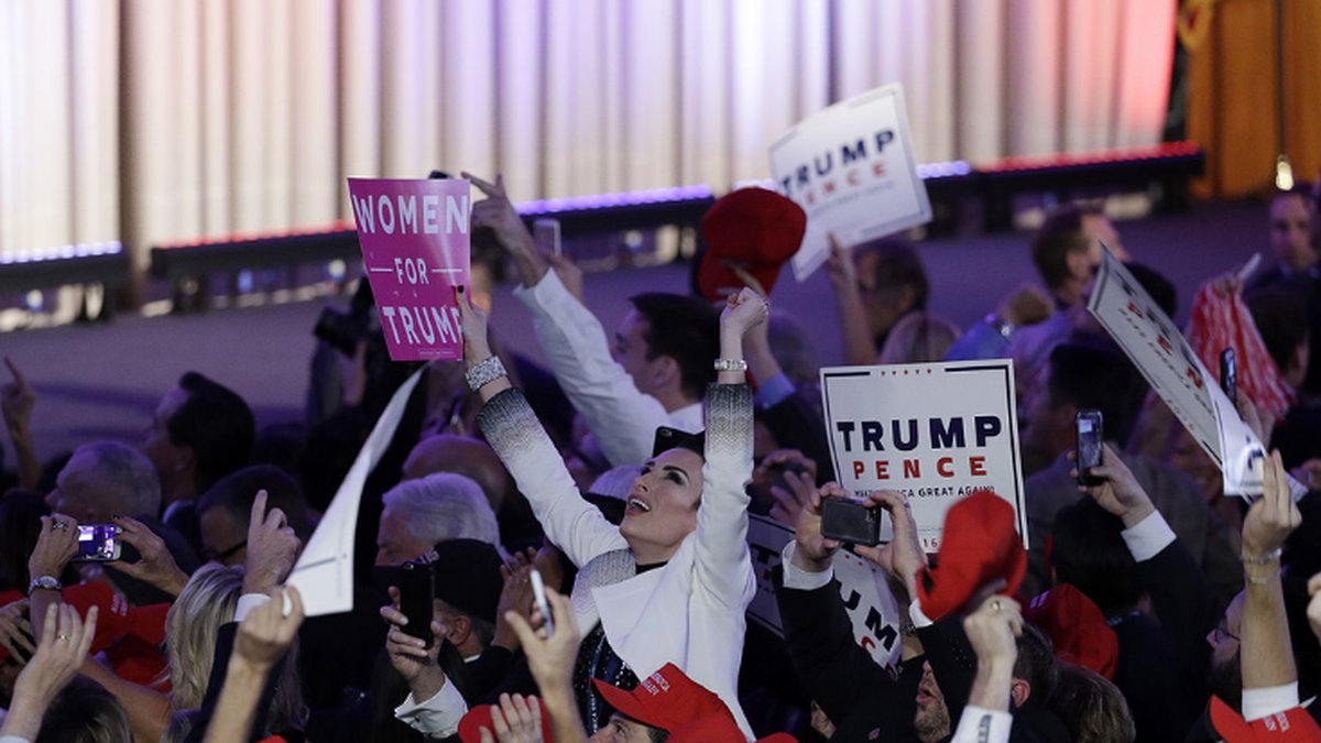 "Women for Trump" i New York, USA.