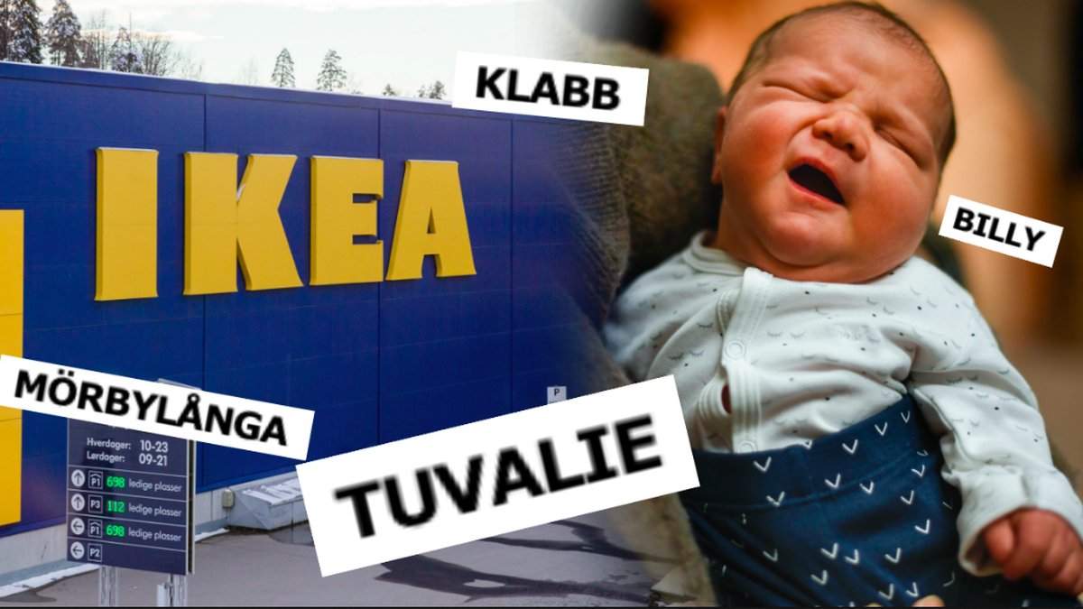 Ikea-varuhus och bebis
