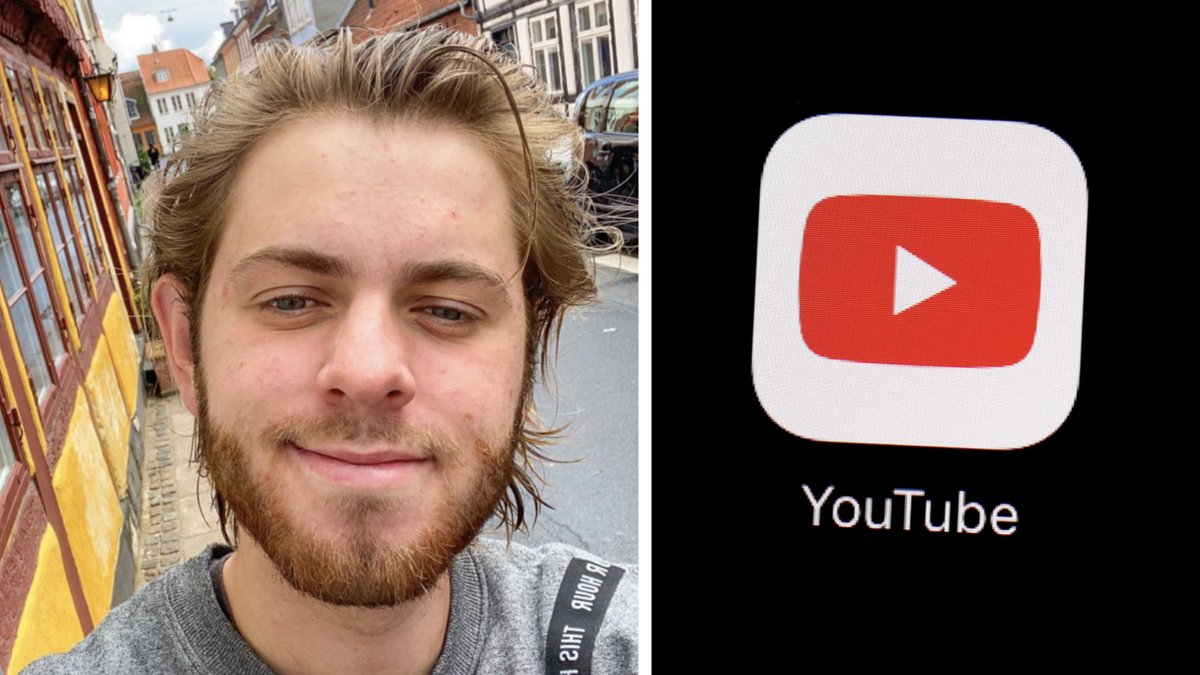 Albert Dyrlund, 22, har 169 000 prenumeranter på sin Youtubekanal