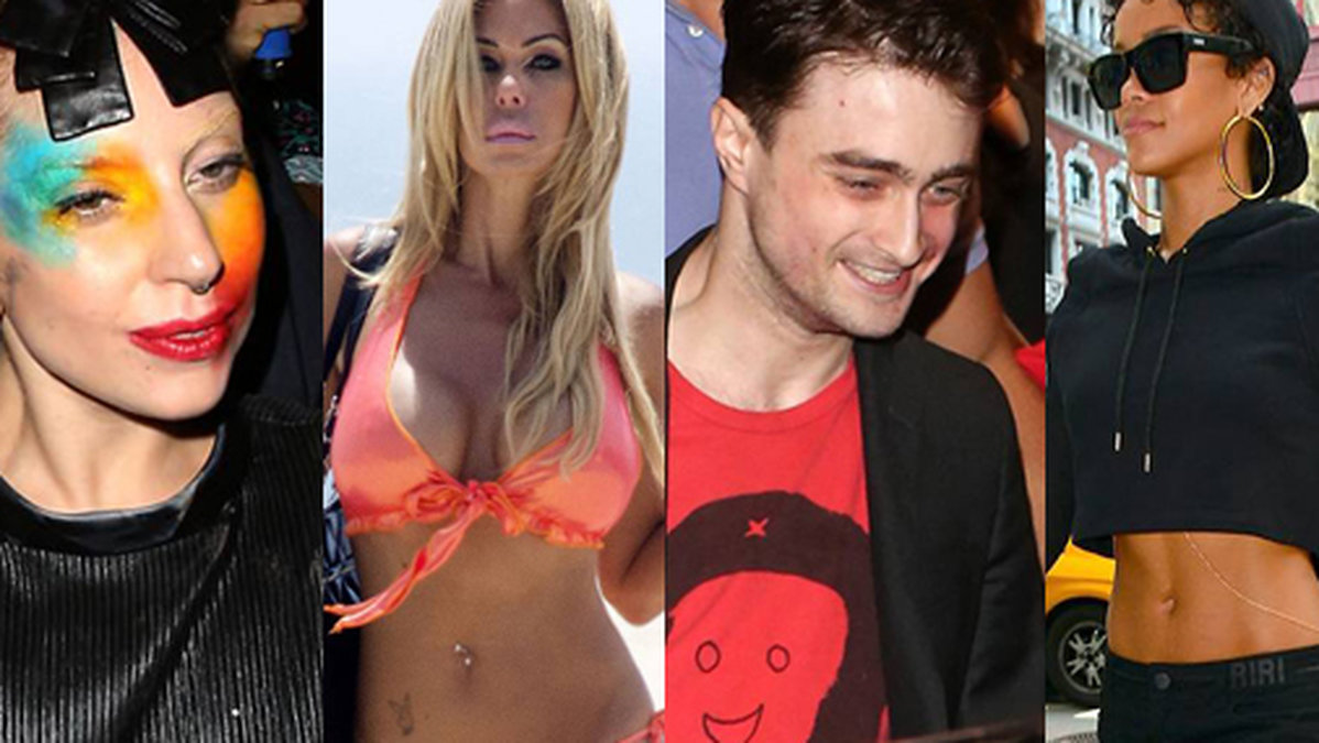 Kolla in vad Lady Gaga, Shauna Sand, Daniel Radcliffe och Rihanna sysslat med i veckan. 
