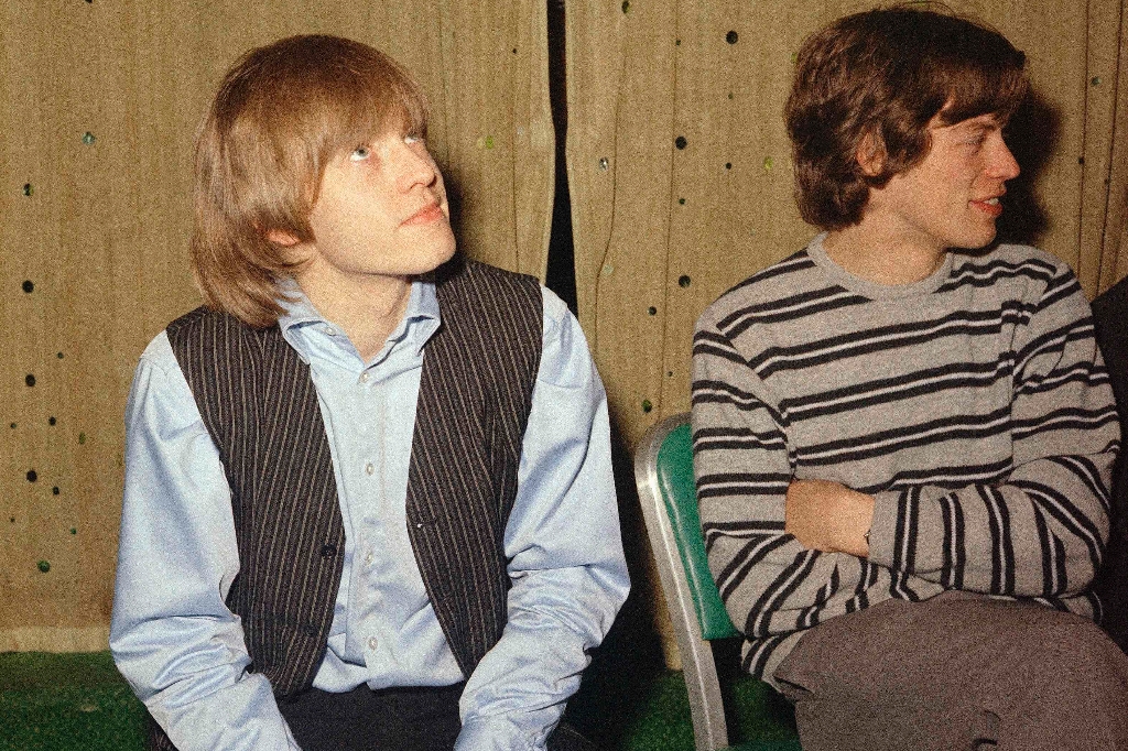 Brian Jones och Mick Jagger 1965.