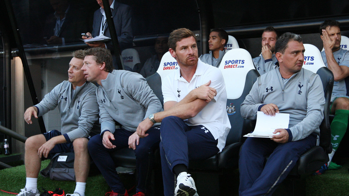 André Villas-Boas förlorade sin första match som tränare för Tottenham.