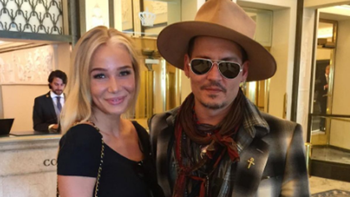 Bloggerskan Dessie träffade Johnny Depp på Grand Hotel i Stockholm. 