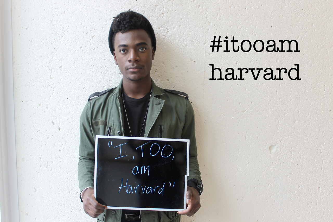 "Jag är också Harvard" "Jag är också Harvard"