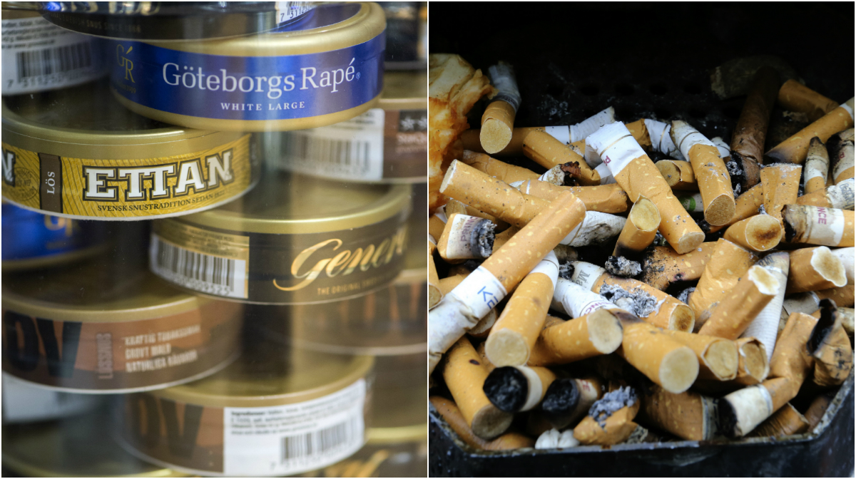 Tobak, Cigaretter, Snus