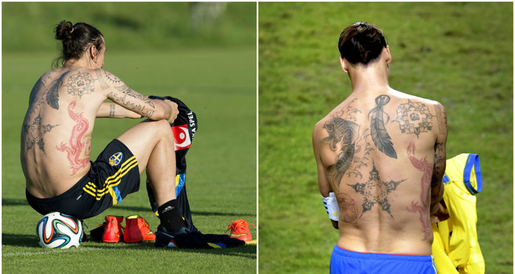 Tatueringar, Manchester United, Zlatan Ibrahimovic