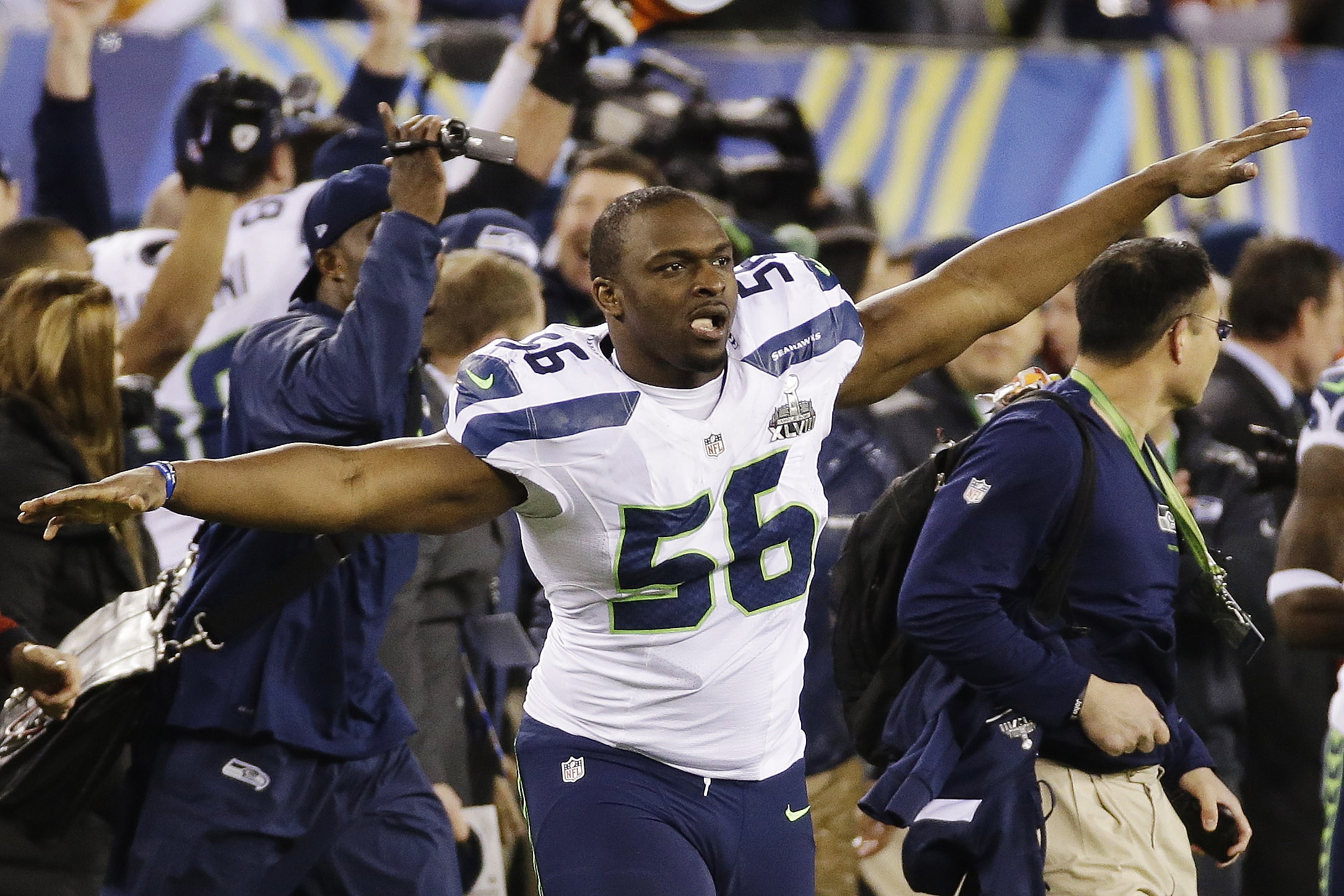 Cliff Avril, Seattle Seahawks. Cliff Avril, Seattle Seahawks.
