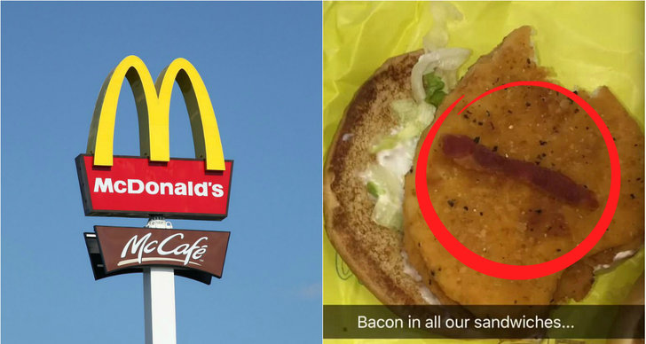 Muslim, McDonalds, Bacon
