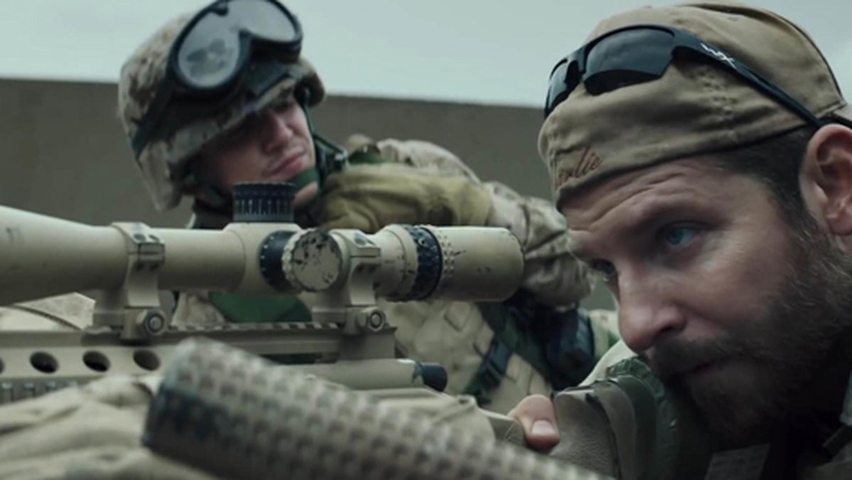 Bradley Cooper spelar prickskytten Chris Kyle i filmen "American Sniper". 