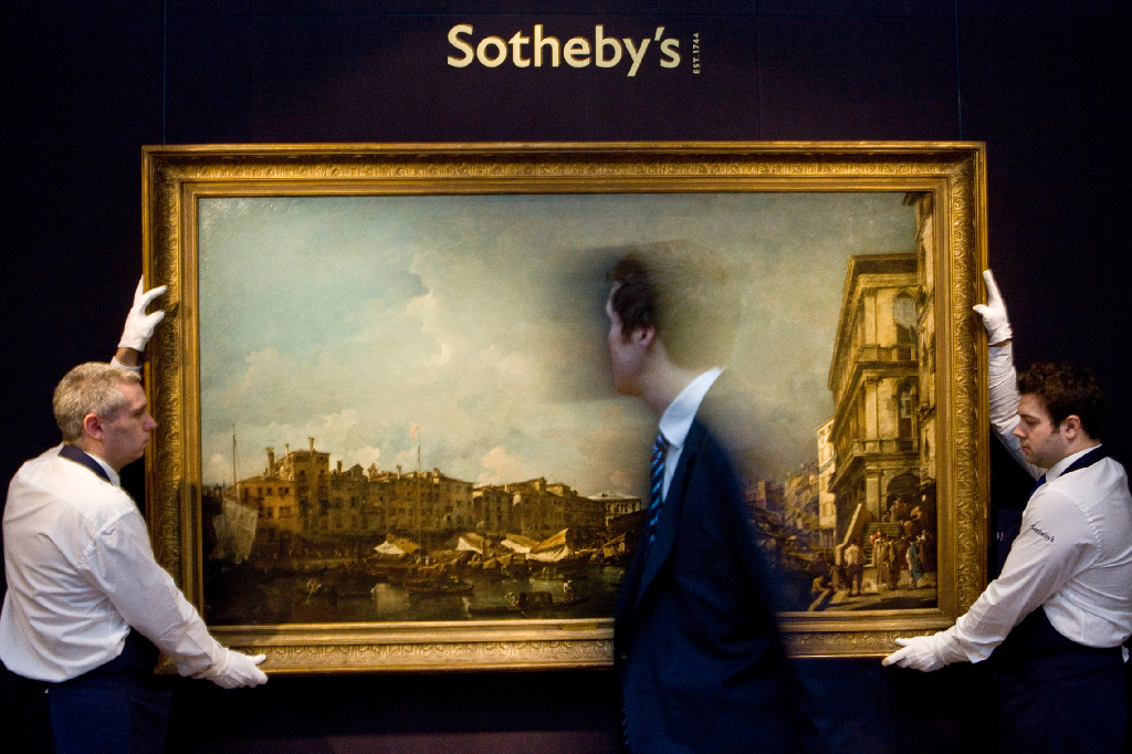 Datorn auktioneras ut på klassiska Sothebys. Prislappen väntas hamna på 180 000 dollar.