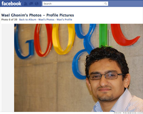 Wael Ghonim var marknadschef för Google i Nordafrika och Mellanöstern.