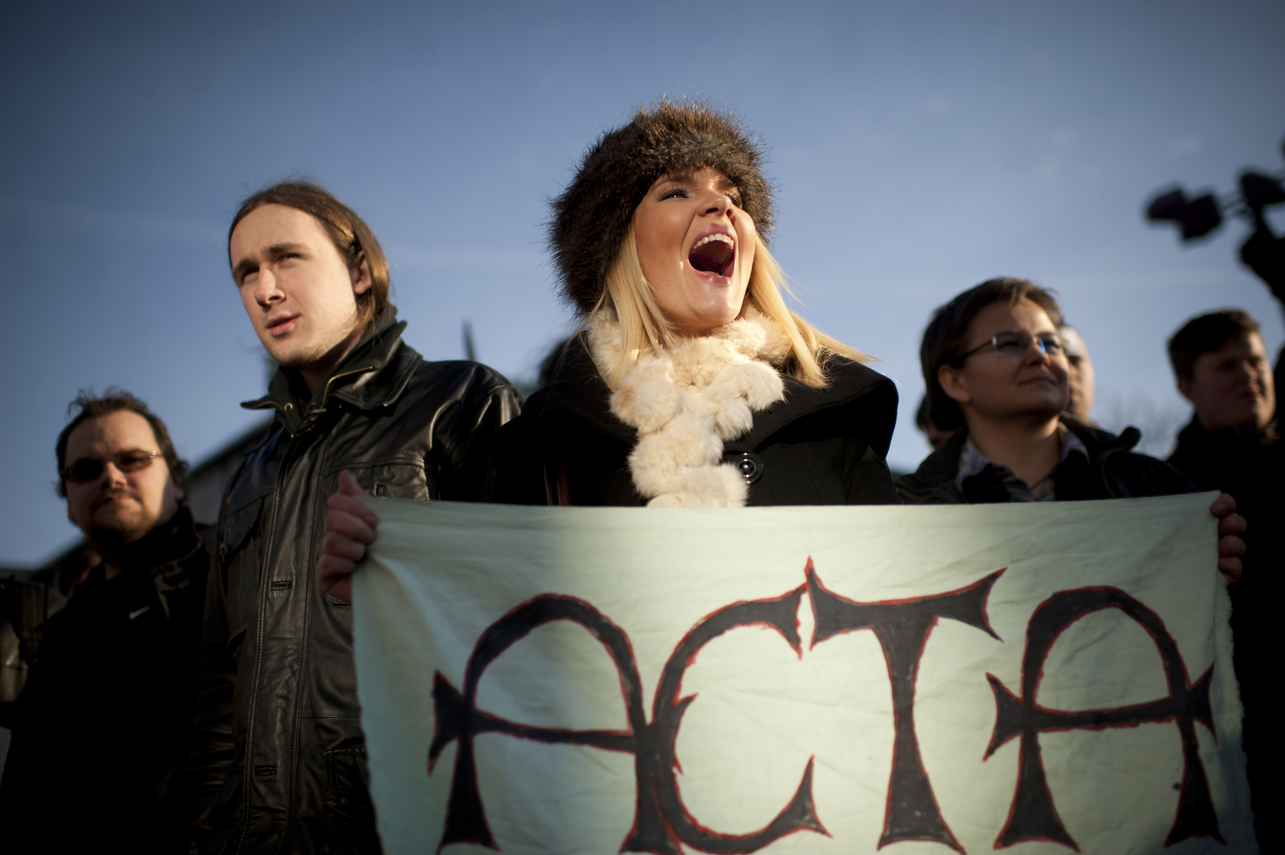 Protester mot Acta har ägt rum i hela världen.