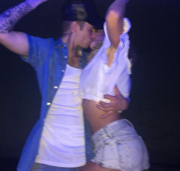 Justin Bieber och Hailey Baldwin Justin Bieber och Hailey Baldwin