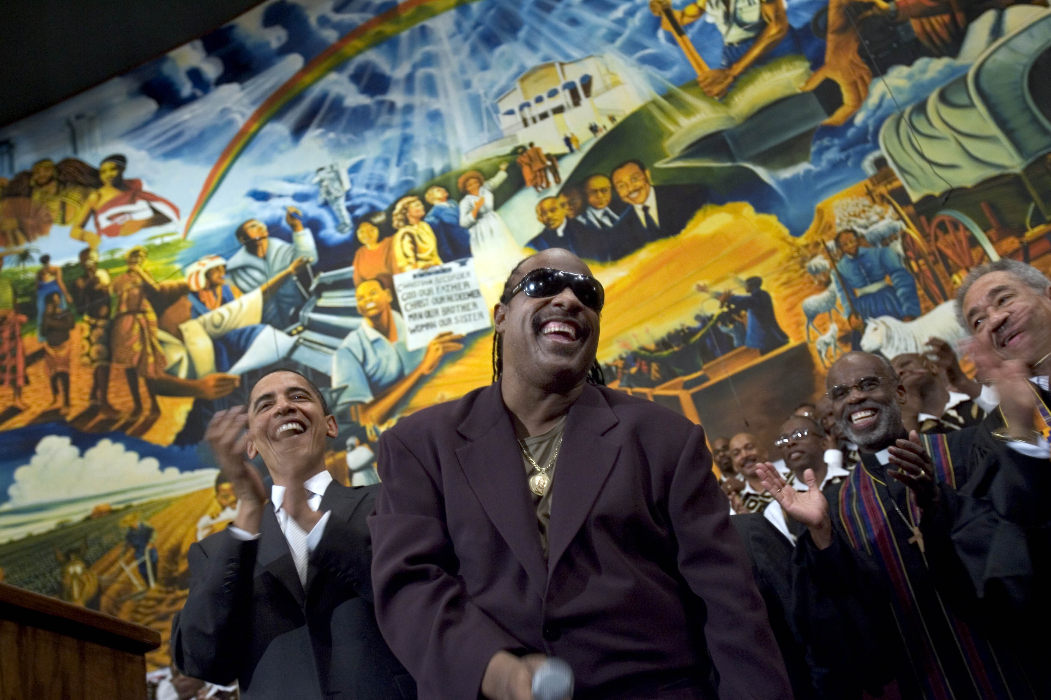 På 20-årsjubileet deltog bland andra Barack Obama och Stevie Wonder.