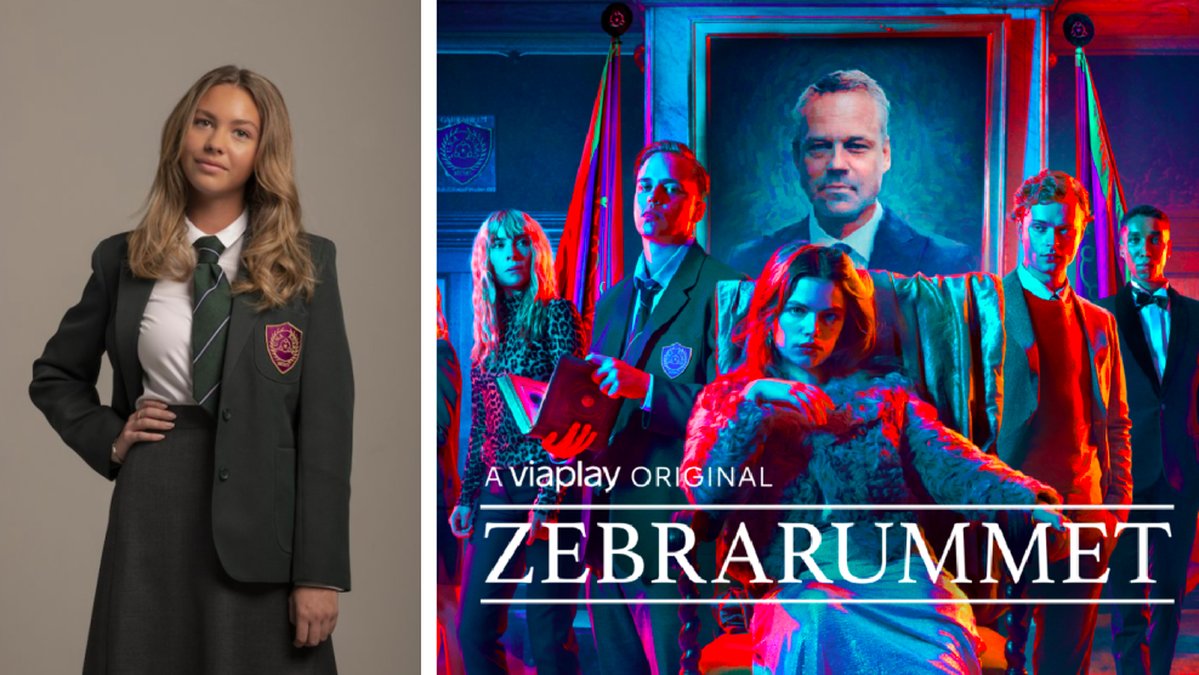 Amanda Lindh är högaktuell i serien "Zebrarummet" som sänds på Viaplay.